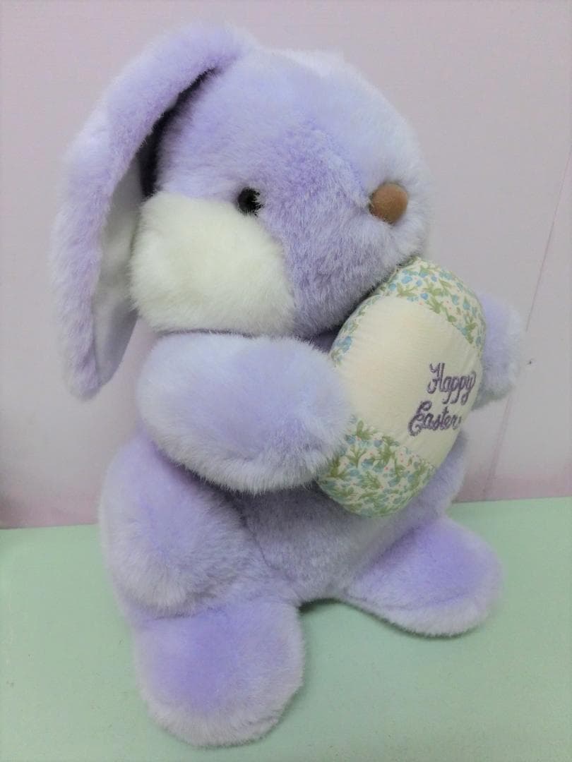 ビンテージ イースター バニー ぬいぐるみ人形 USA 33㎝ レトロ ウサギ