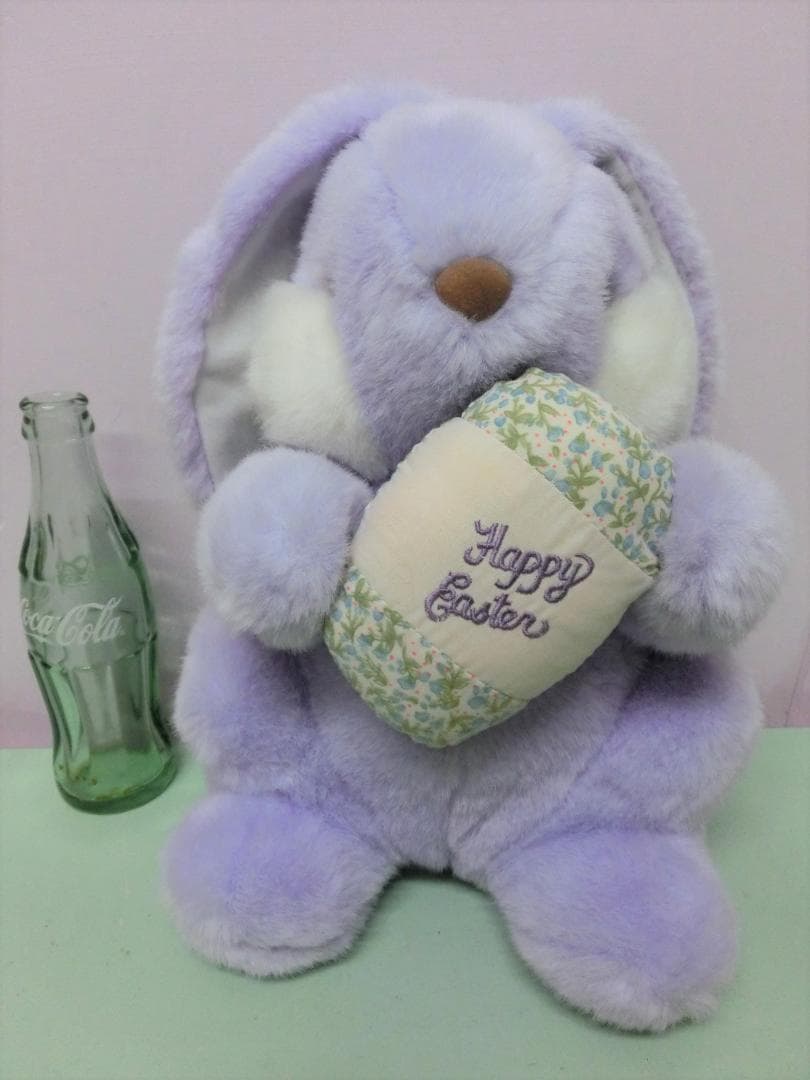 ビンテージ イースター バニー ぬいぐるみ人形 USA 33㎝ レトロ ウサギ