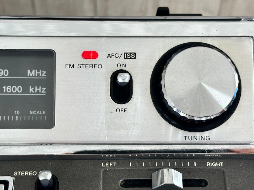 【動作品】 SONY ラジカセCF-3800 昭和レトロ最高級ラジオカセット