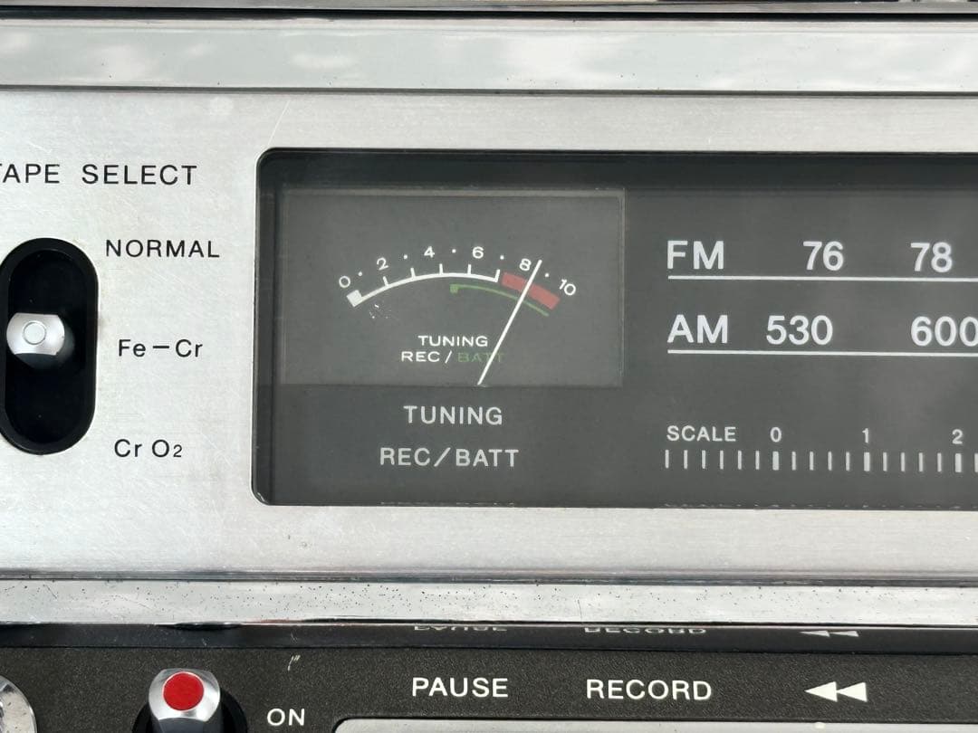 【動作品】 SONY ラジカセCF-3800 昭和レトロ最高級ラジオカセット