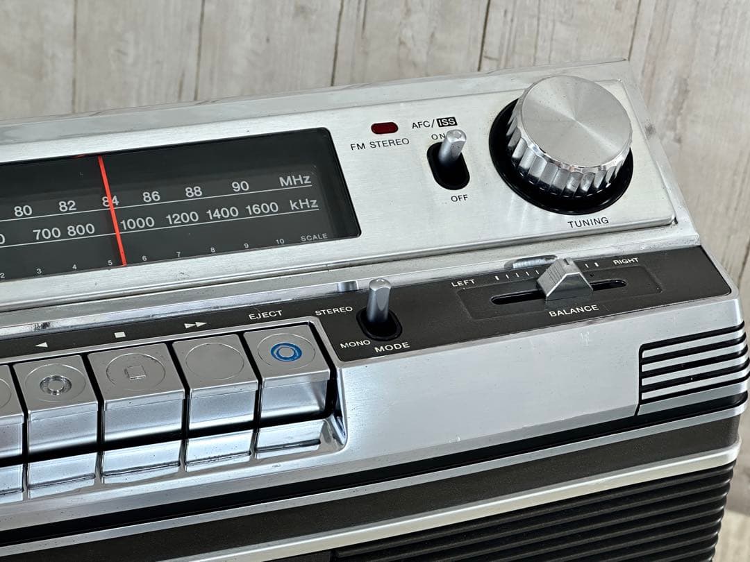 【動作品】 SONY ラジカセCF-3800 昭和レトロ最高級ラジオカセット