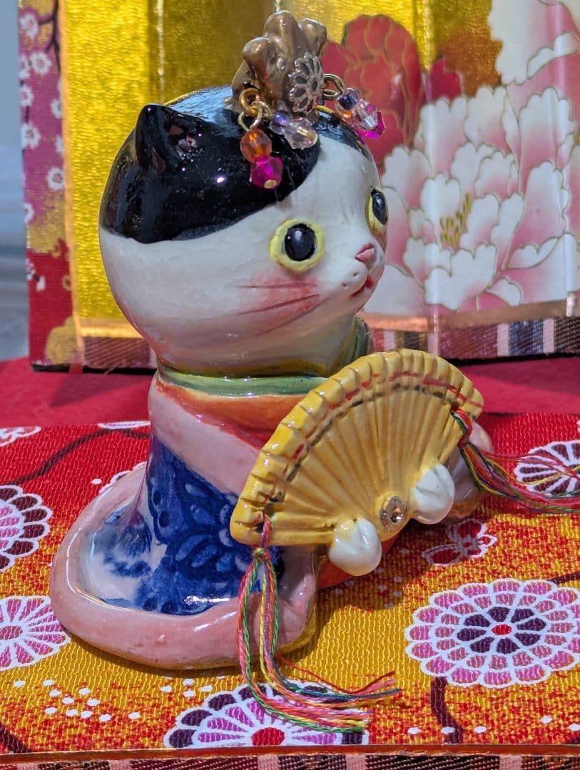 猫の雛人形