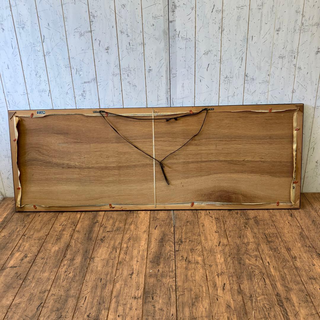 昭和レトロ 群峯千仭 刺繍画 山水図 風景画 中国画 額縁 アート 美術 芸術