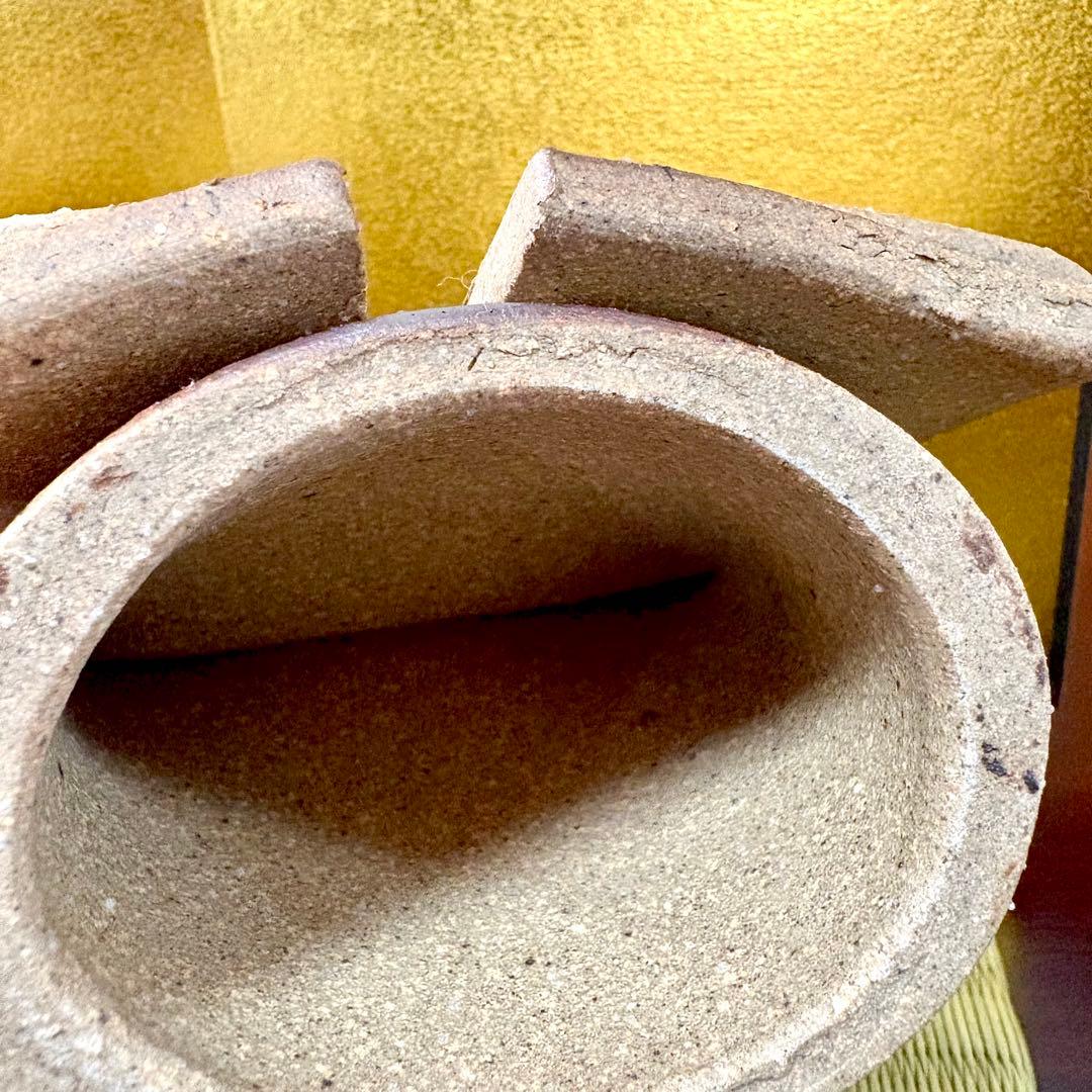 チ*ウ様 しがらき焼　明山　陶雛人形　雛人形　お雛様　節句　信楽焼　陶芸　人形