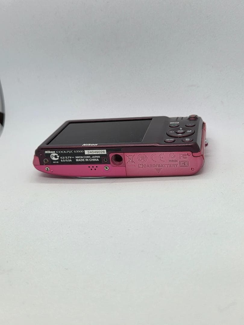 【ジャンク】ニコン Nikon COOLPIX S3500 ピンク