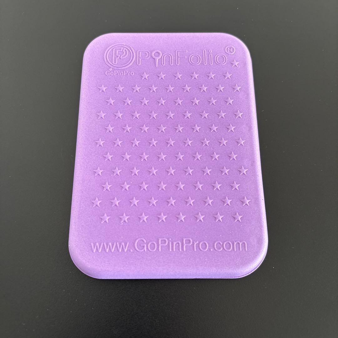 PinFolio Mini ピンフォリオ ピンバッジボード 紫