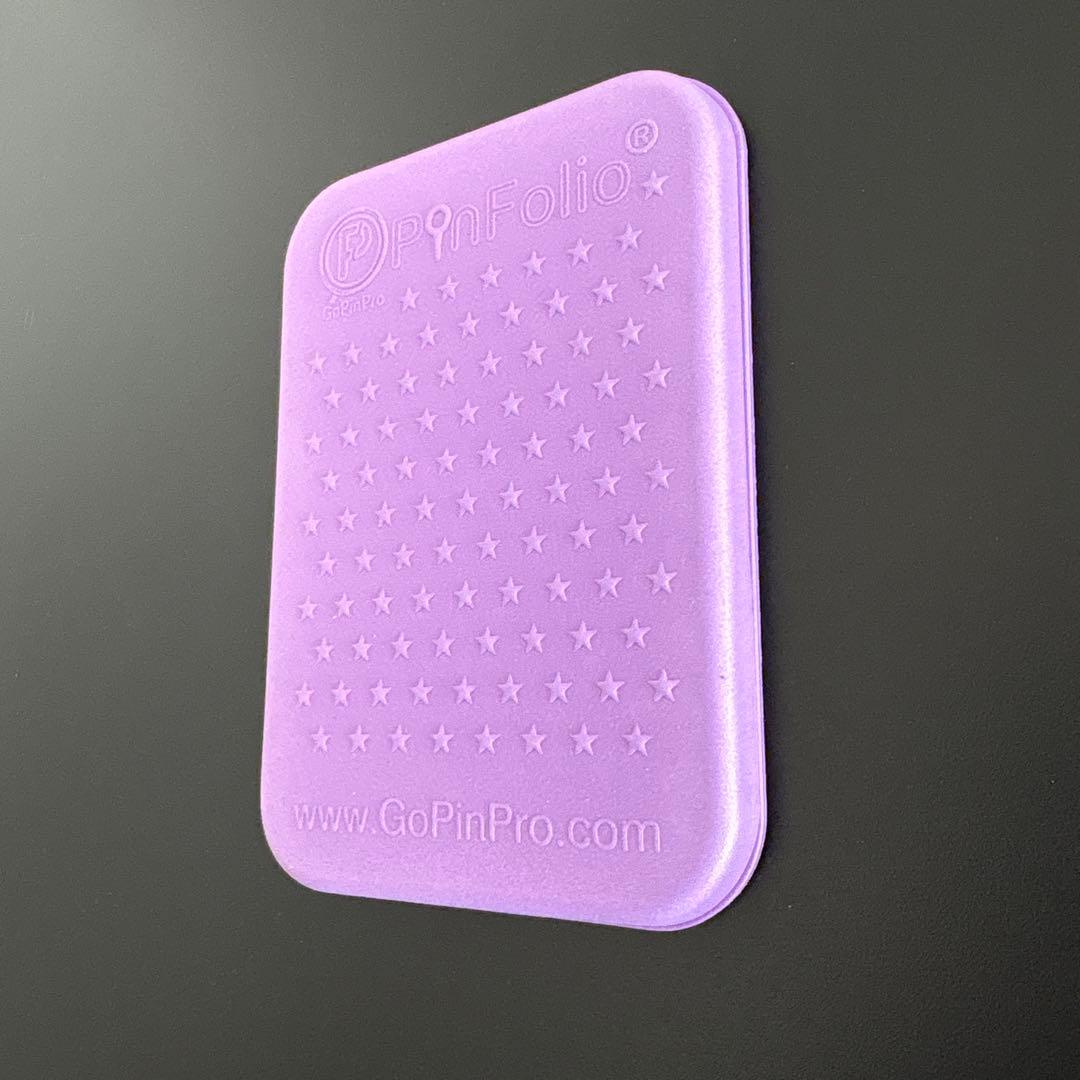 PinFolio Mini ピンフォリオ ピンバッジボード 紫