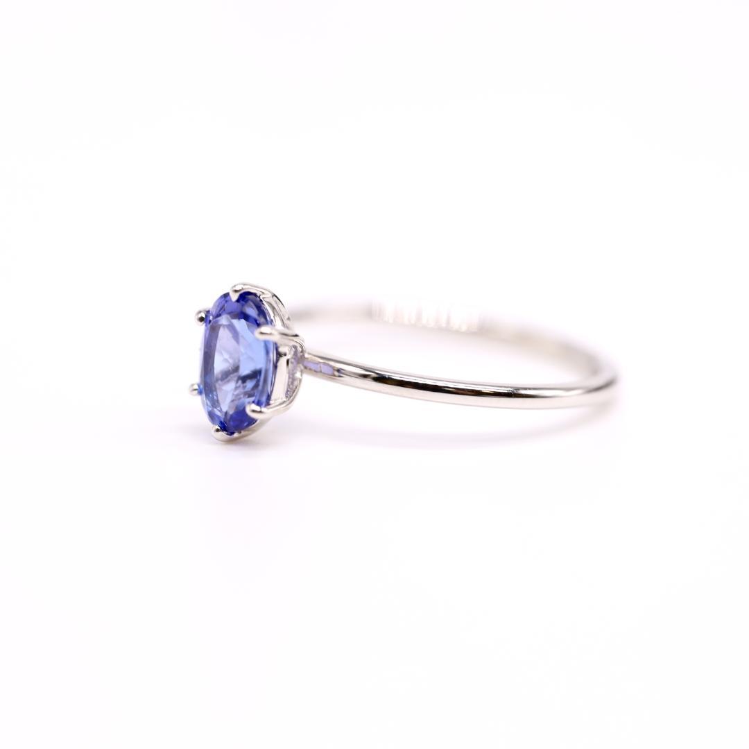 【天然タンザナイト】リング 0.90cts ルース 宝石