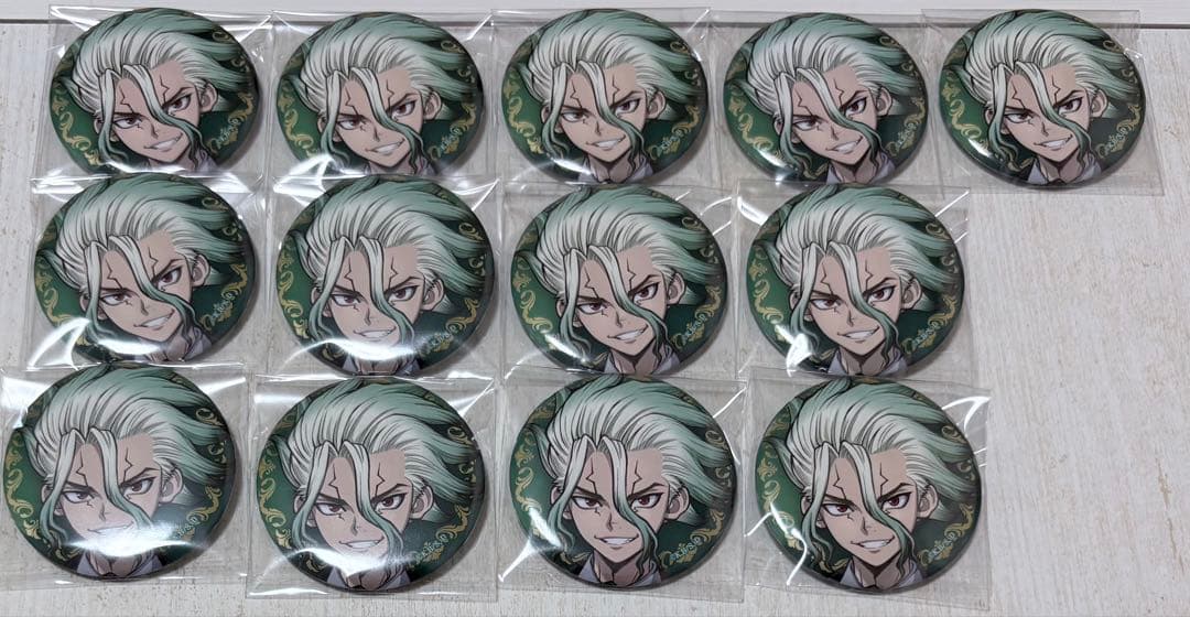 Dr.STONE　ブラックスーツ　千空　缶バッジ