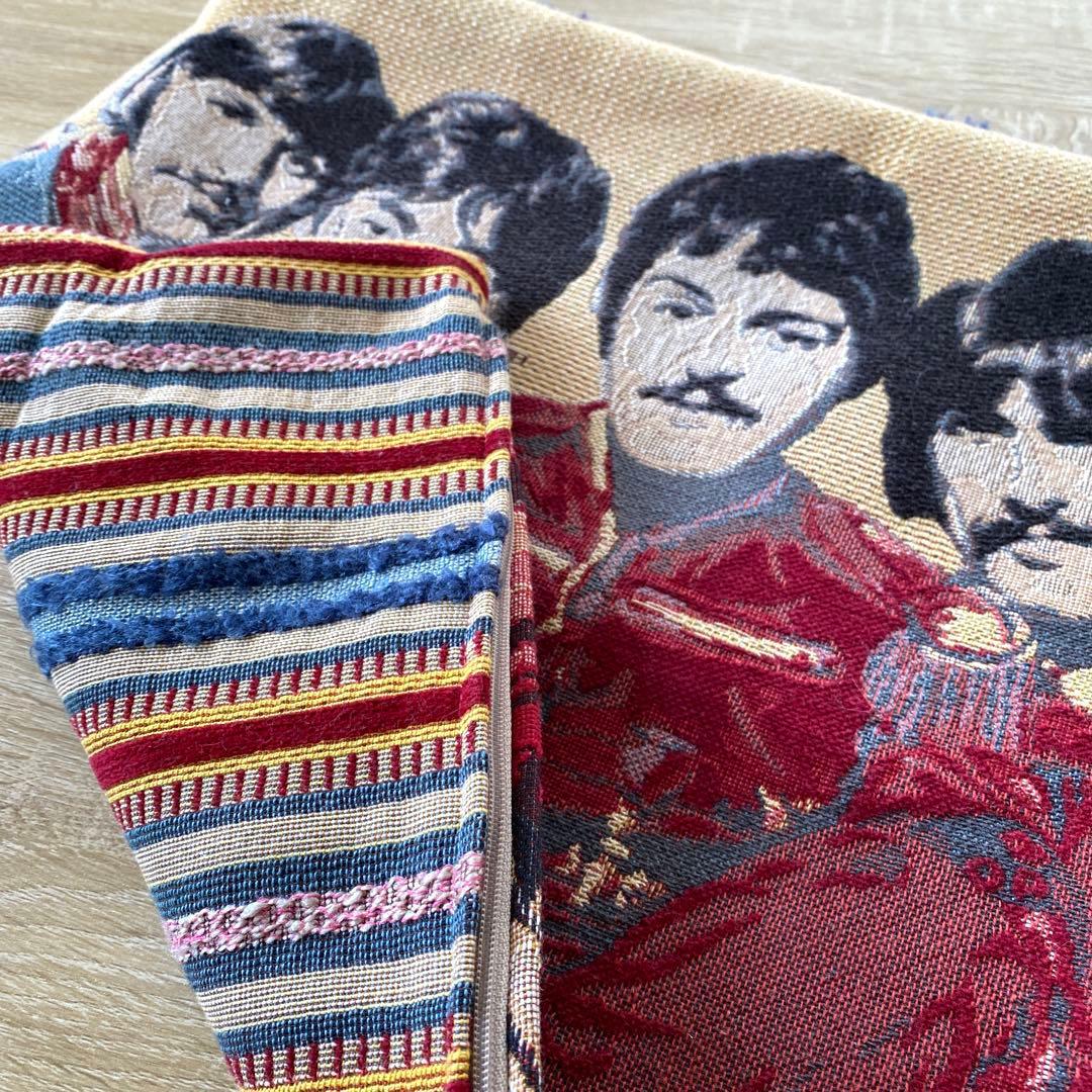 ザ・ビートルズ ゴブラン織クッションカバー 約43cm