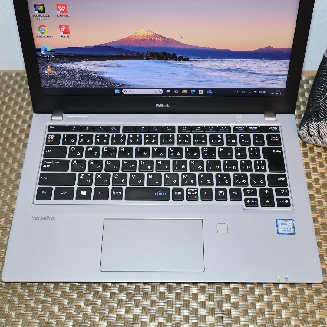 Win11公式対応8世代i5/メ4G/SSD/TypeC/FHD/無線/カメラ