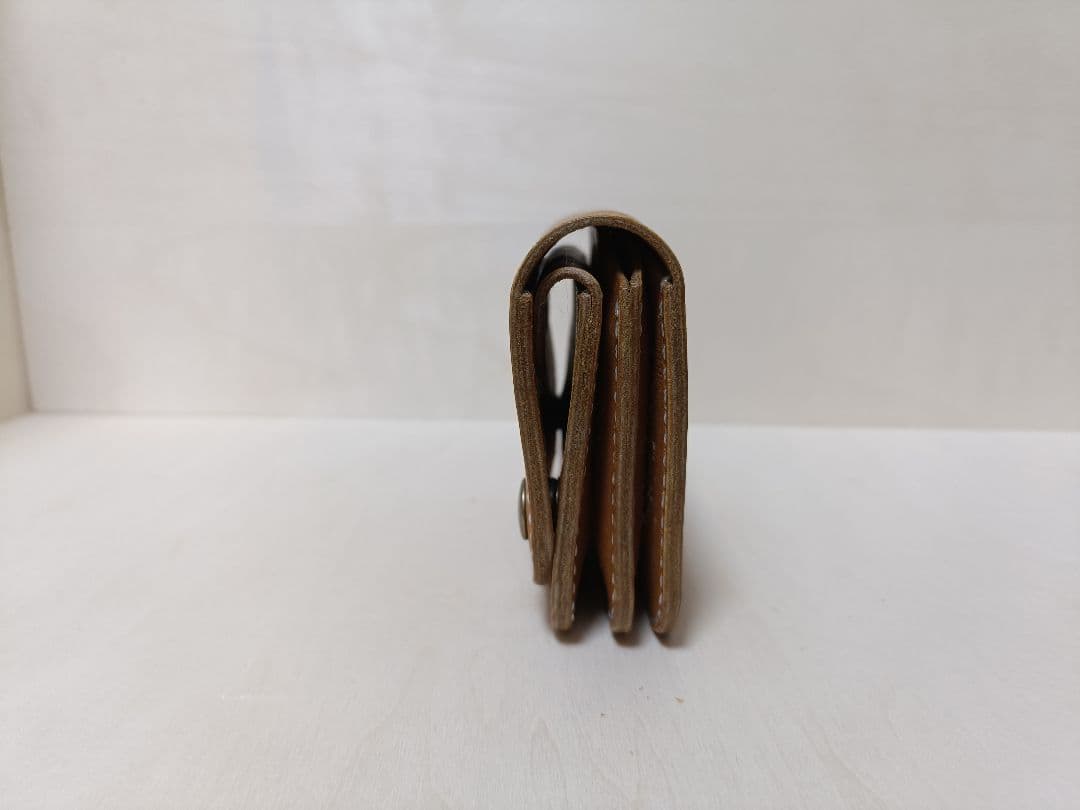 本革 ハンドメイド ミニ財布 コンパクトウォレット ケース付き