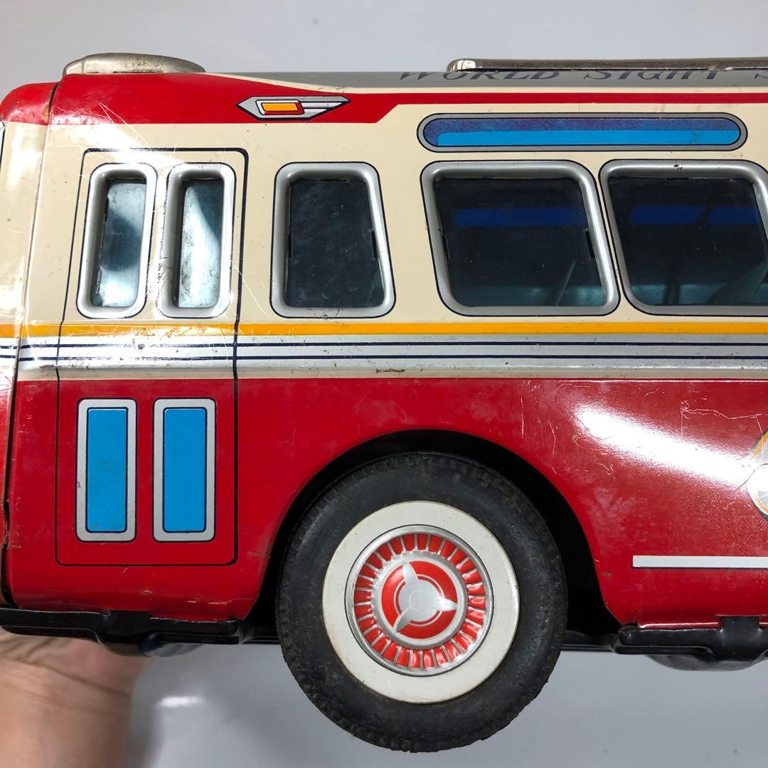 米澤玩具 ヨネザワ ブリキ製 GIANT BUS ジャイアントバス 全長約５７㎝