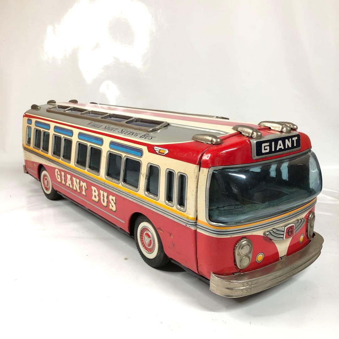 米澤玩具 ヨネザワ ブリキ製 GIANT BUS ジャイアントバス 全長約５７㎝