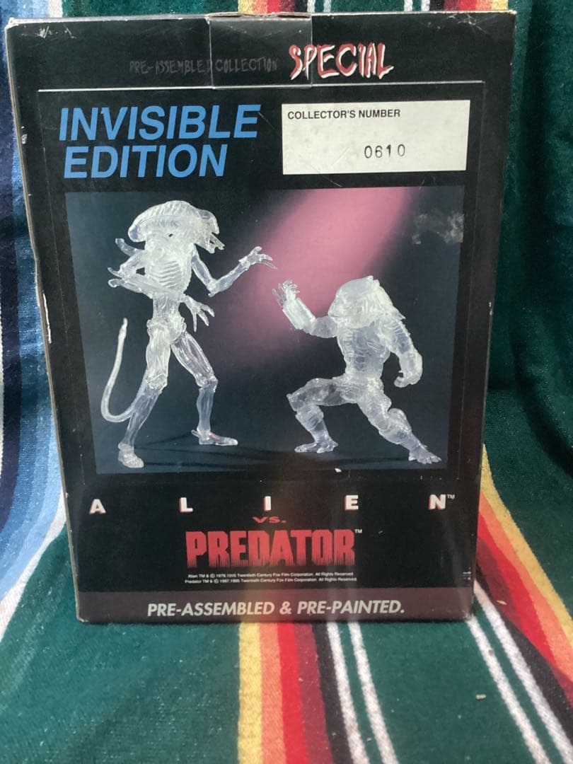 超限定　クリアバージョン　エイリアン vs プレデター メディコム