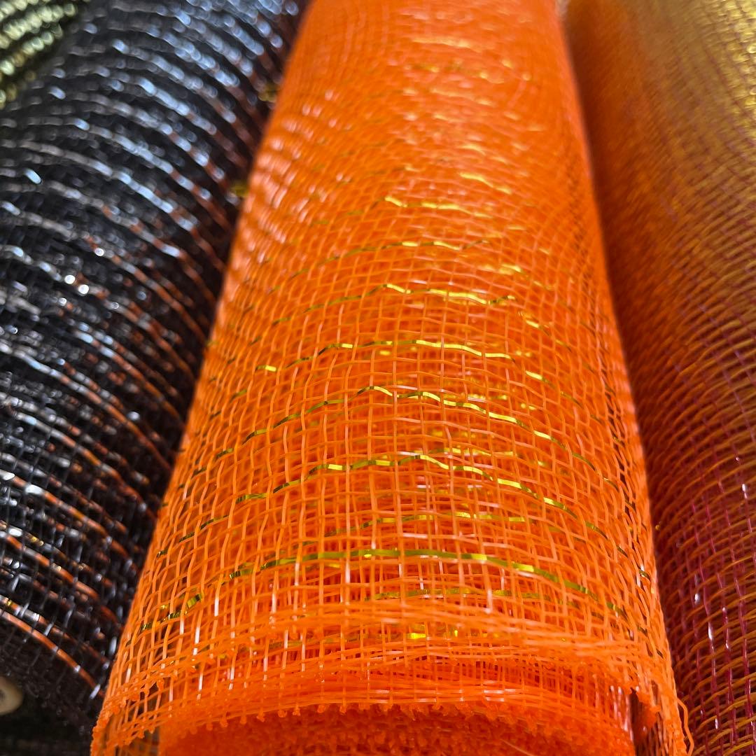 大きい　メッシュリボン　ロール　まとめ売り