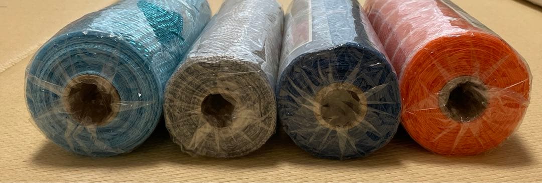 大きい　メッシュリボン　ロール　まとめ売り