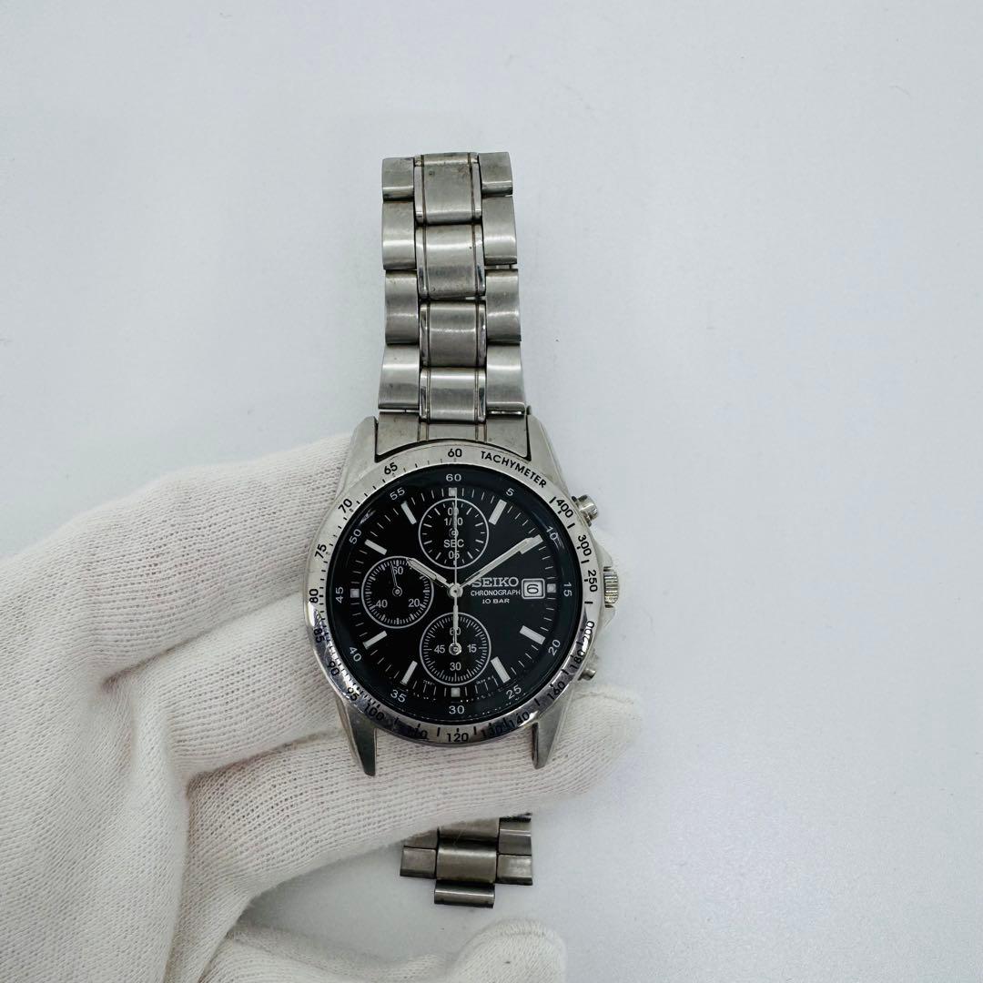 ✨SEIKO✨セイコー✨クロノグラフ✨7T92-0DW0✨ブラック文字盤✨腕時計