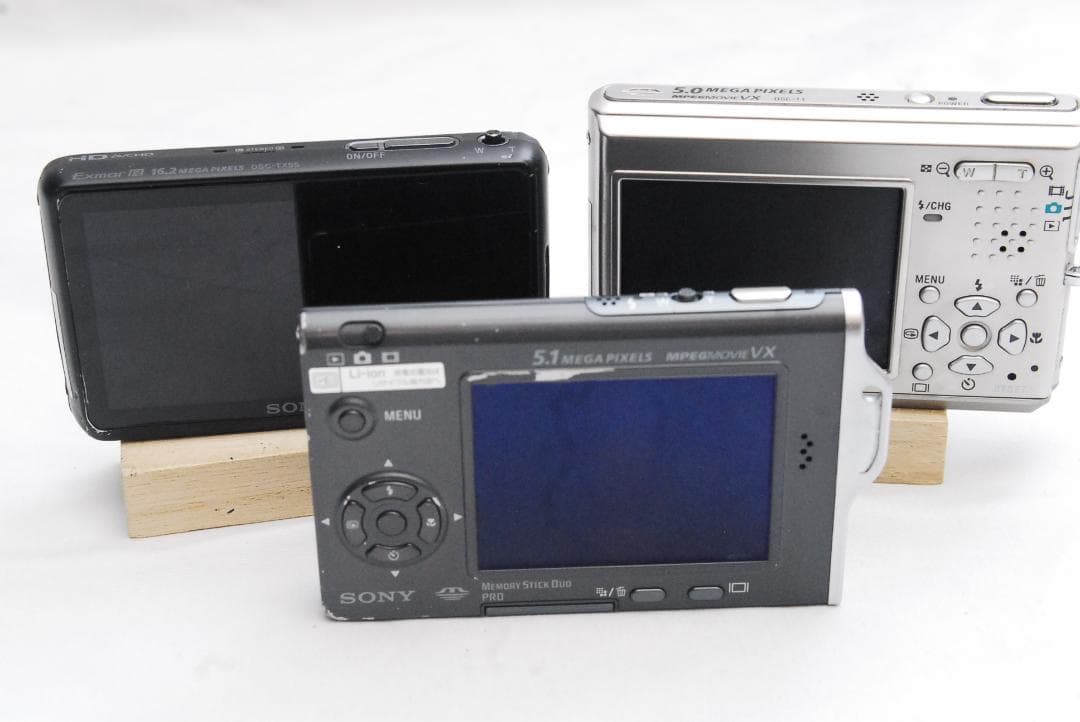SONY コンパクトデジカメ　3点　（ジャンク品）