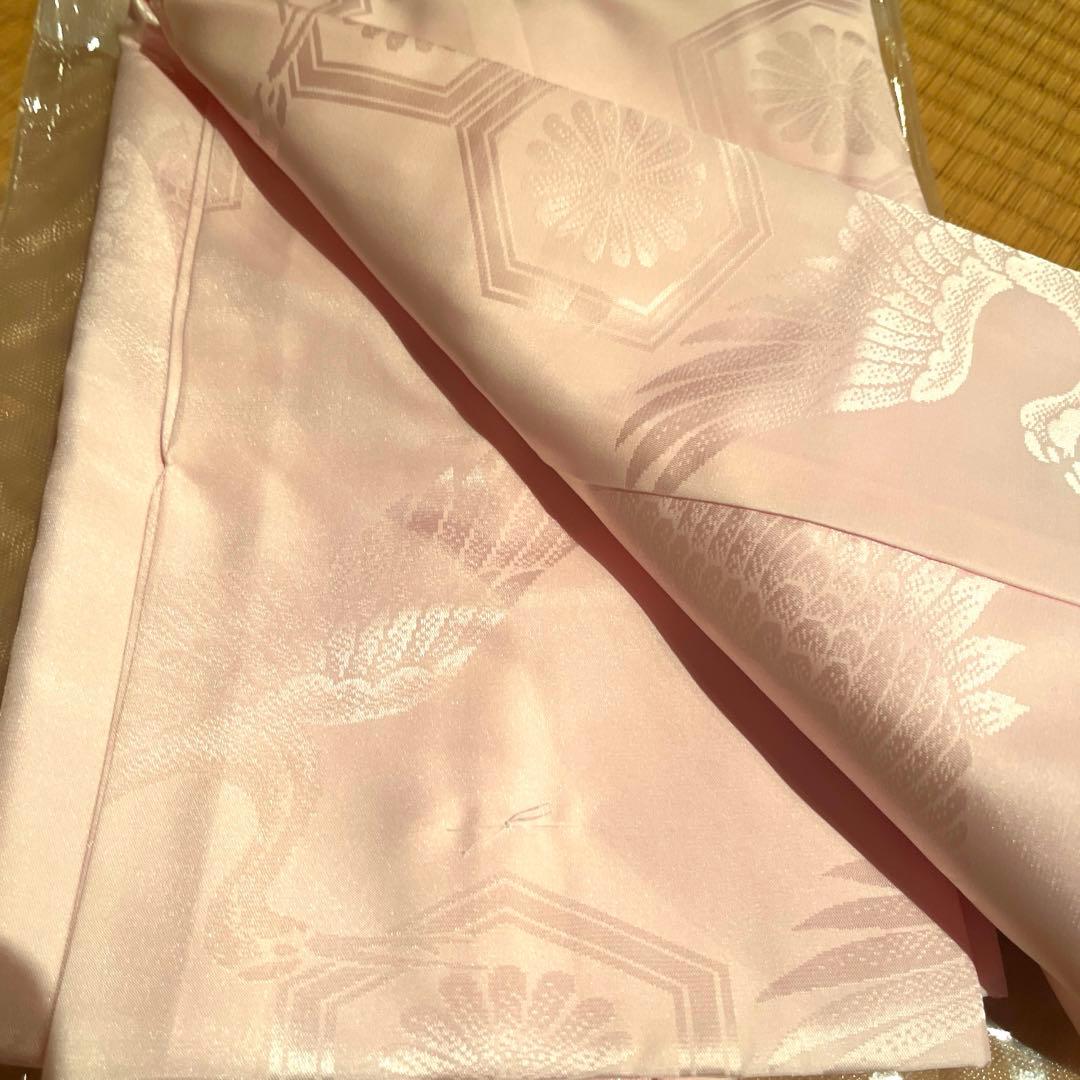 新品未使用七五三　7歳　長襦袢　桃色鶴柄