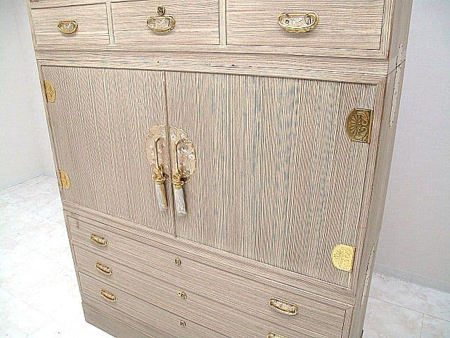 【伝統工芸】大阪泉州桐箪笥 総桐製 着物箪笥　 木釘・蟻組 手造り 高級和家具