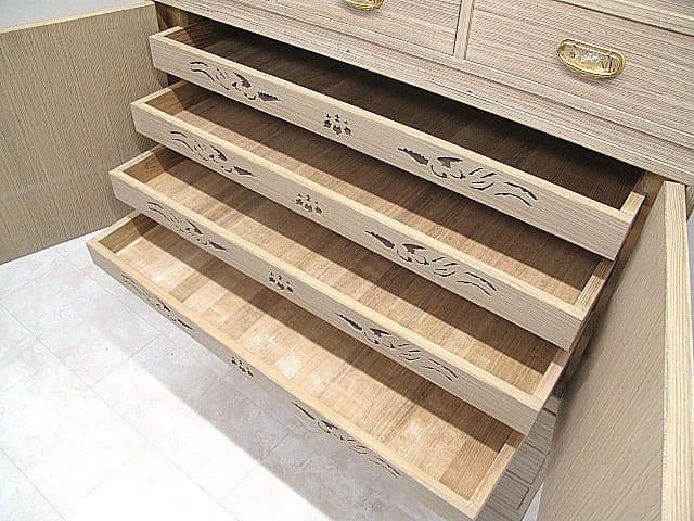 【伝統工芸】大阪泉州桐箪笥 総桐製 着物箪笥　 木釘・蟻組 手造り 高級和家具