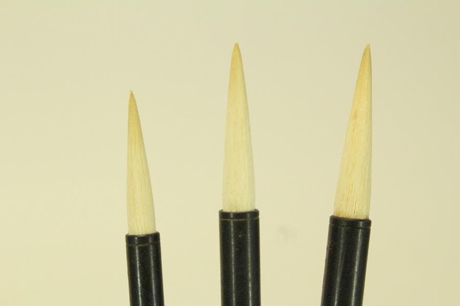 古い 文房具 硯 二面 筆 三本 まとめて(ZE538)