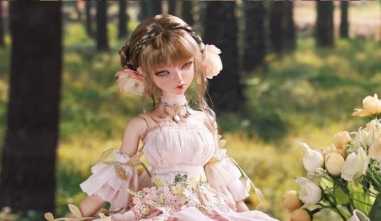AX926 BJD 1/4 ドール本体 Lilia 球体関節人形 ハンドメイド