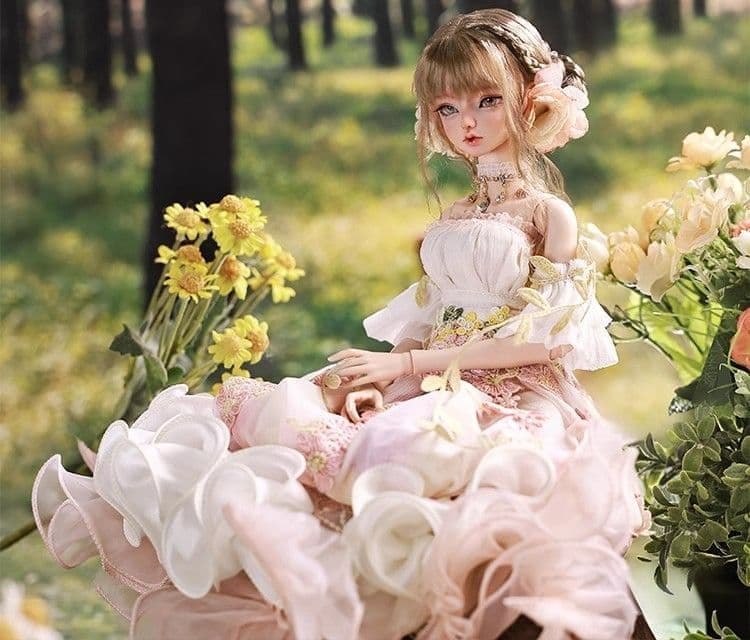 AX926 BJD 1/4 ドール本体 Lilia 球体関節人形 ハンドメイド