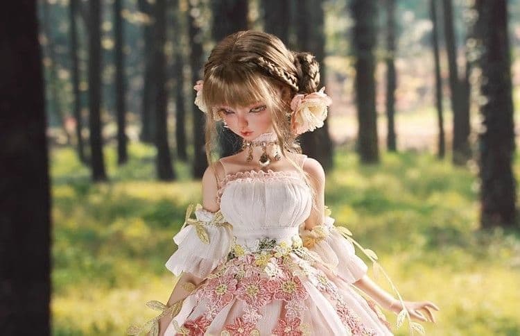 AX926 BJD 1/4 ドール本体 Lilia 球体関節人形 ハンドメイド