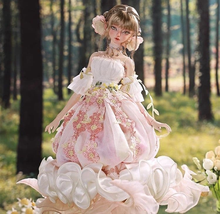 AX926 BJD 1/4 ドール本体 Lilia 球体関節人形 ハンドメイド