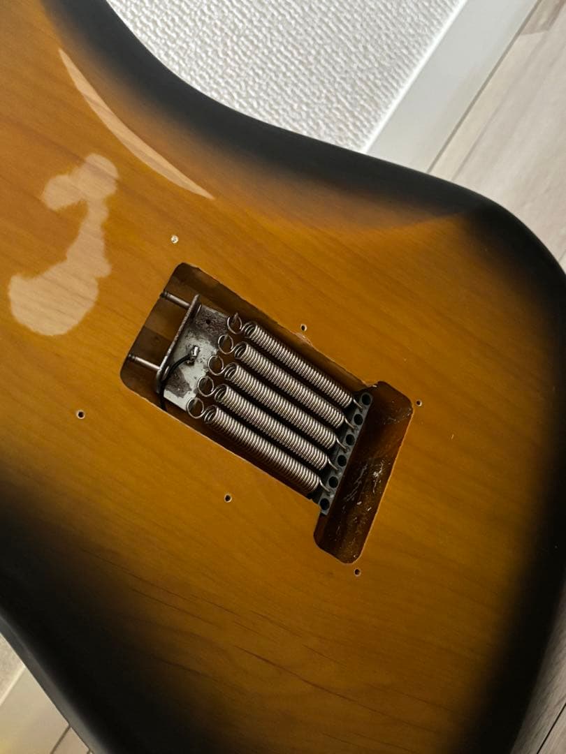 Q*t様 Bacchus エレキギター ストラト　サンバースト　ジャンク　ギグケ