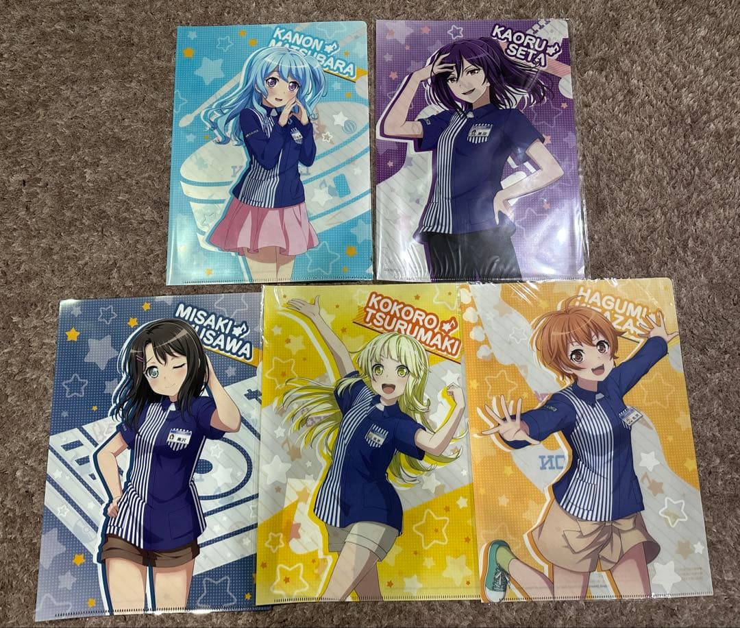 BanG Dream! バンドリ クリアファイル まとめ売り LAWSON限定
