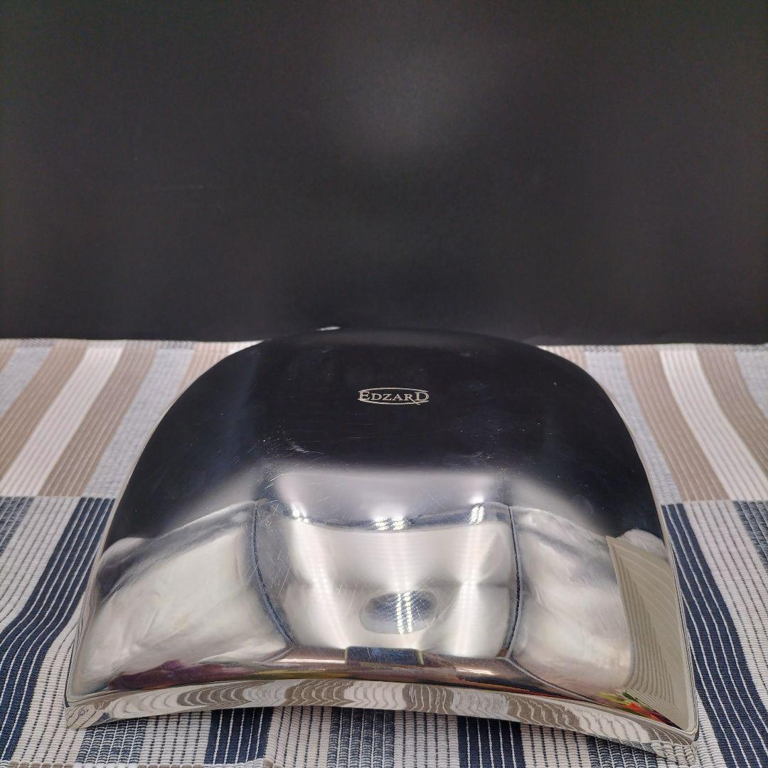 EDZARD デコレーションボウル 高光沢 シルバー 展示品H-2602TW25