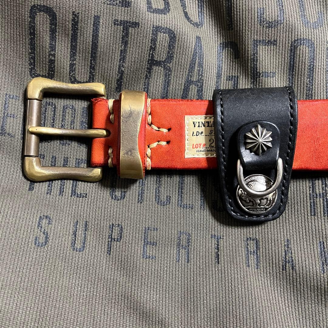 クロムエクセル コンパクトウォレット プエブロレザー ベルトループ 2点セット