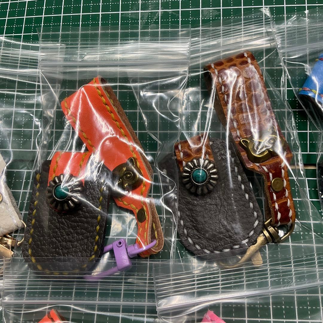 手作り本革 化学の笛 サイコール専用カバー＆ストラップ スペシャル10セット