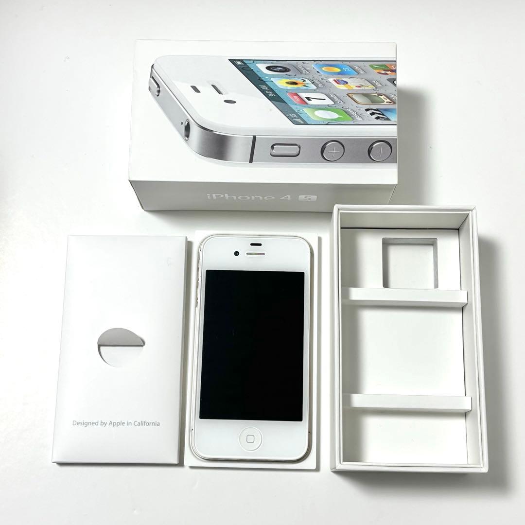 美品　iPhone4S 白　ホワイト 32GB SoftBank