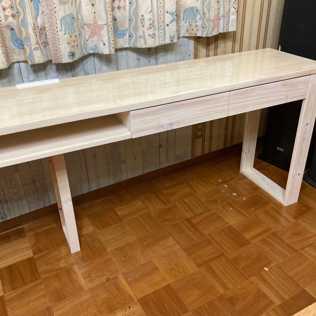 机 テーブル カウンター 幅240cm パイン集成材