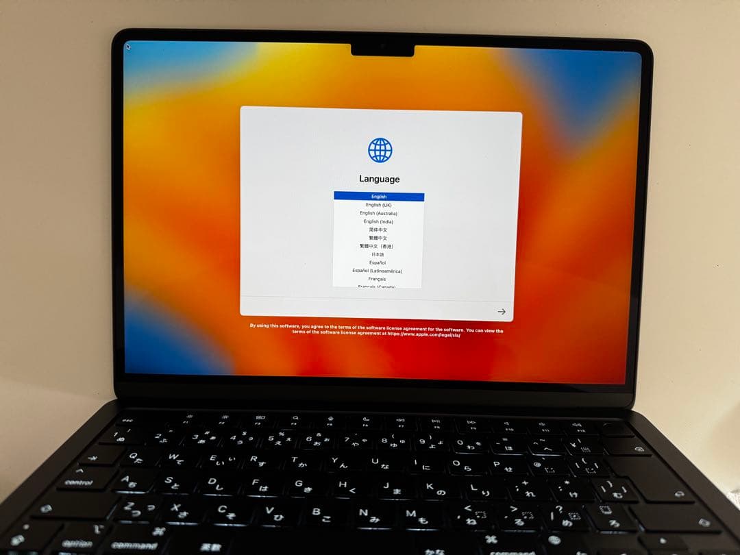 未使用 Apple MacBook Air M2 13.6インチ ミッドナイト