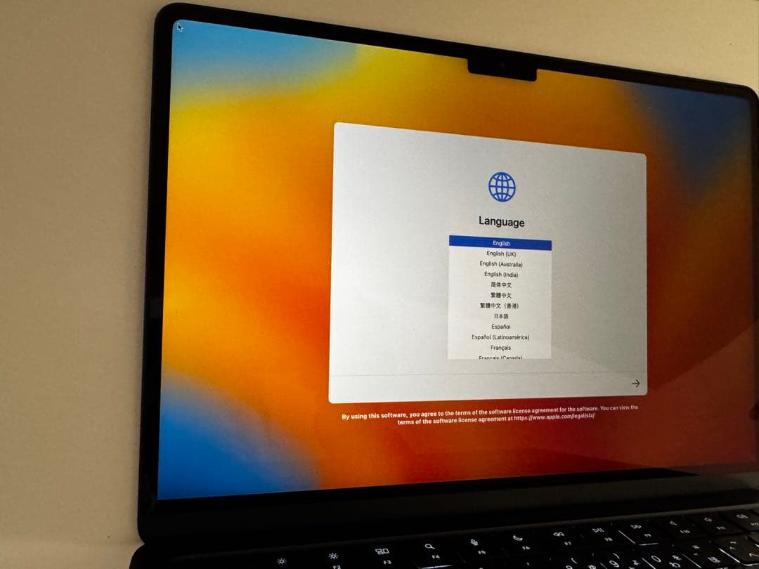 未使用 Apple MacBook Air M2 13.6インチ ミッドナイト