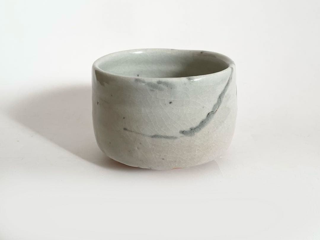 陶芸家　作家物　三原研　黒影文　茶盌　茶碗　共箱