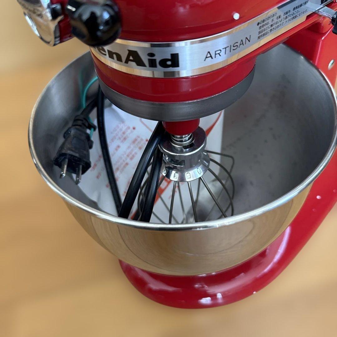 最終値下【新品】KitchenAidArtisanスタンドミキサーレッド
