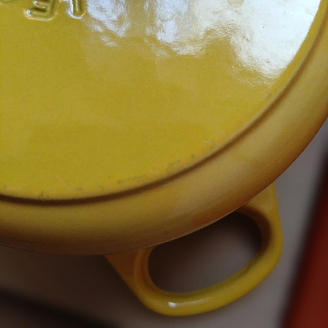 LE CREUSET 両手鍋　14センチ イエロー グリーン セット