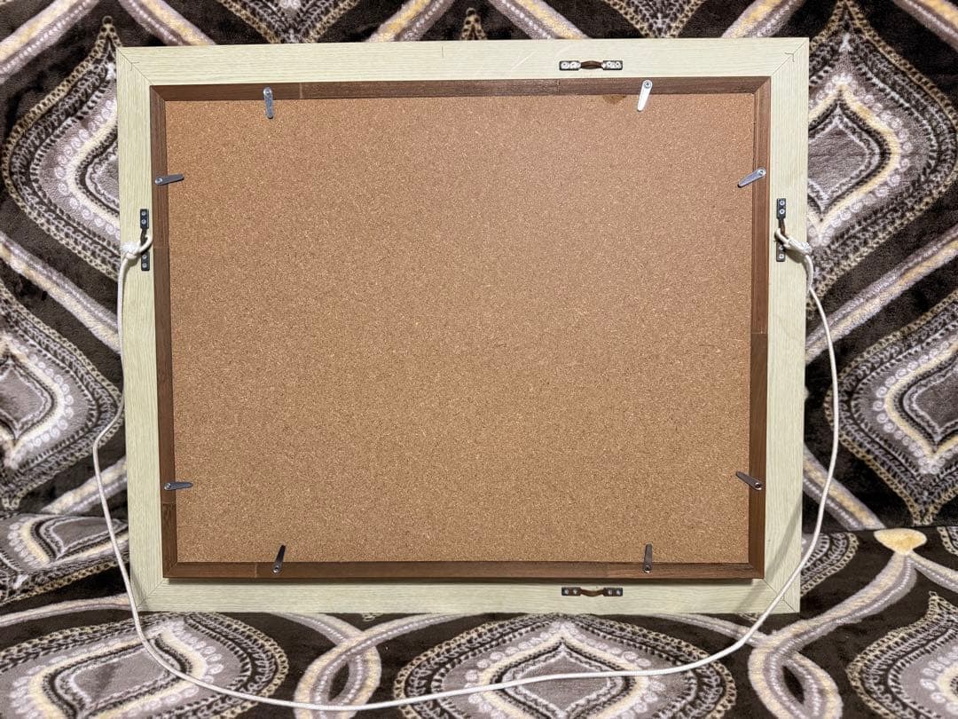 N*o様 黒沢 久　「オンフルール」　油彩　F6 彩日会委員　絵画 油絵 額装