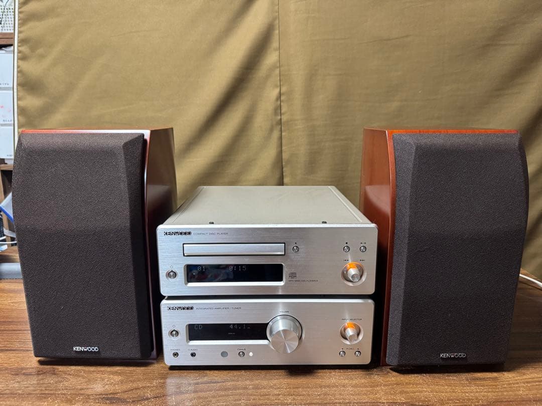 【完動品/リモコン付】KENWOOD ケンウッド K1000 高級ミニコンポ