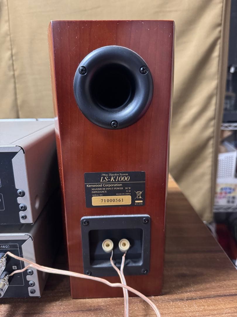 【完動品/リモコン付】KENWOOD ケンウッド K1000 高級ミニコンポ