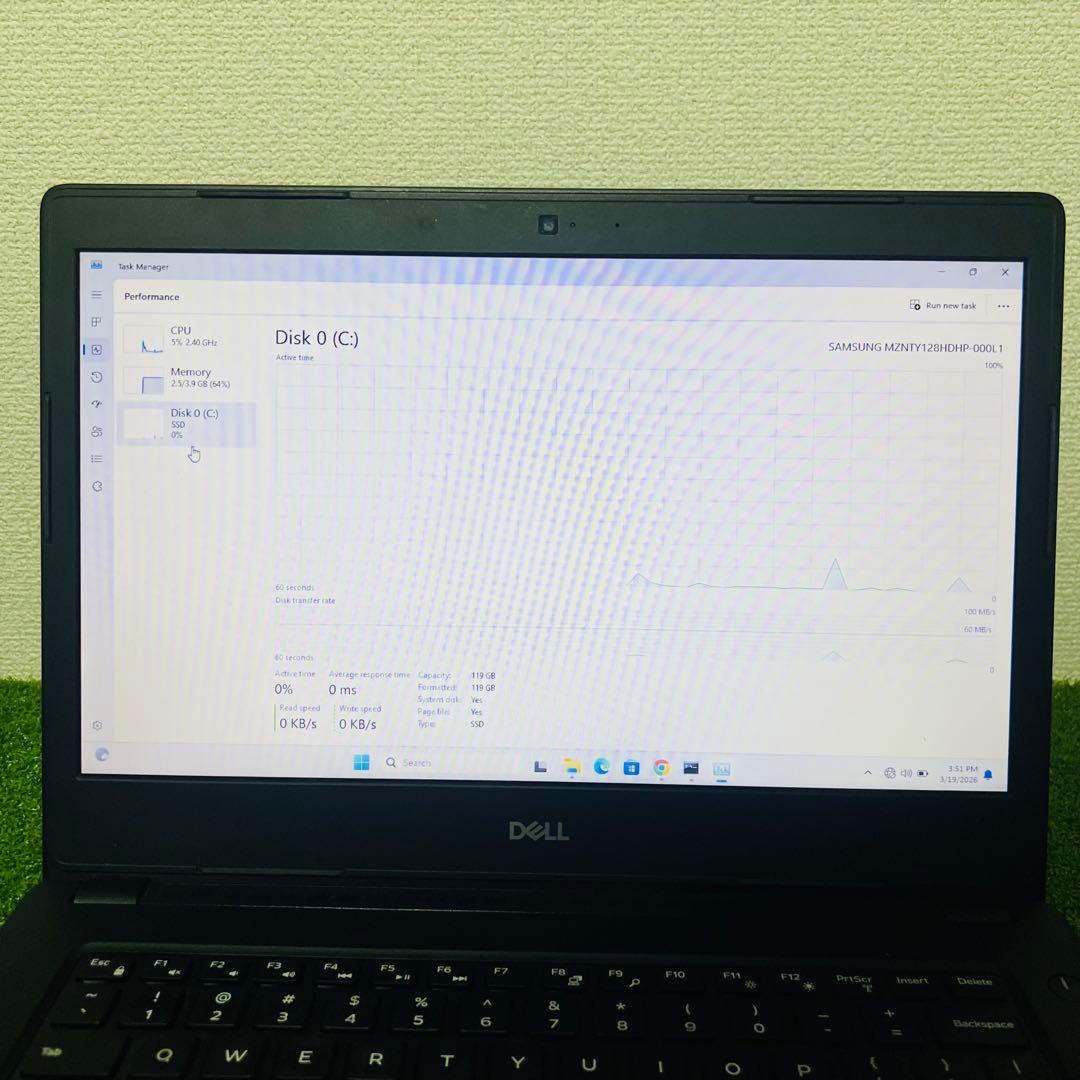 Windowsノート本体 Dell Latitude 3480 i3 7100U 4GB 128GB