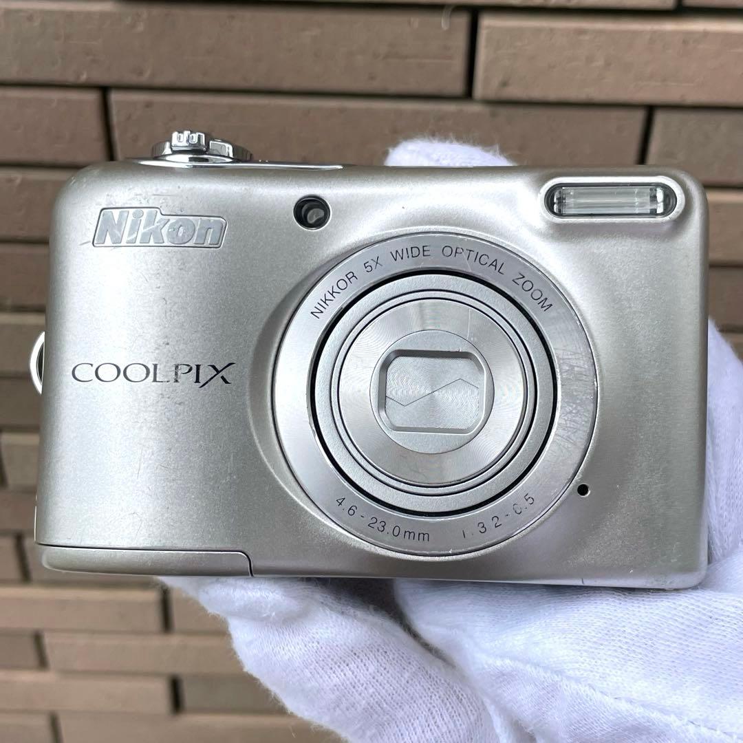 乾電池式/実写美⭕️【動作確認済】Nikon COOLPIX L30 シルバー