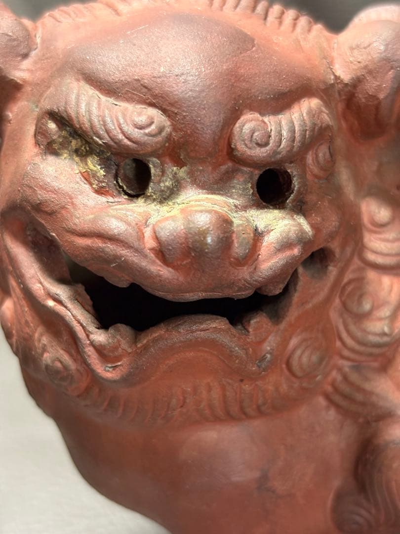 獅子　置物