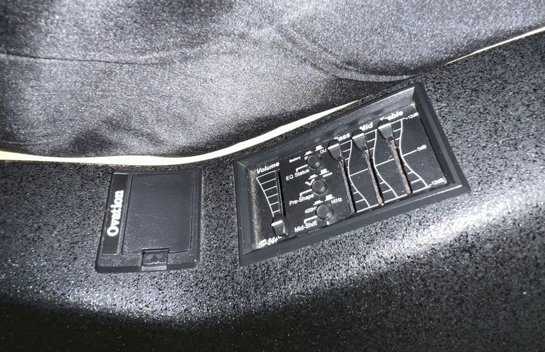 OVATION Deluxe CS257 エレアコ ギターハードケース付完動品